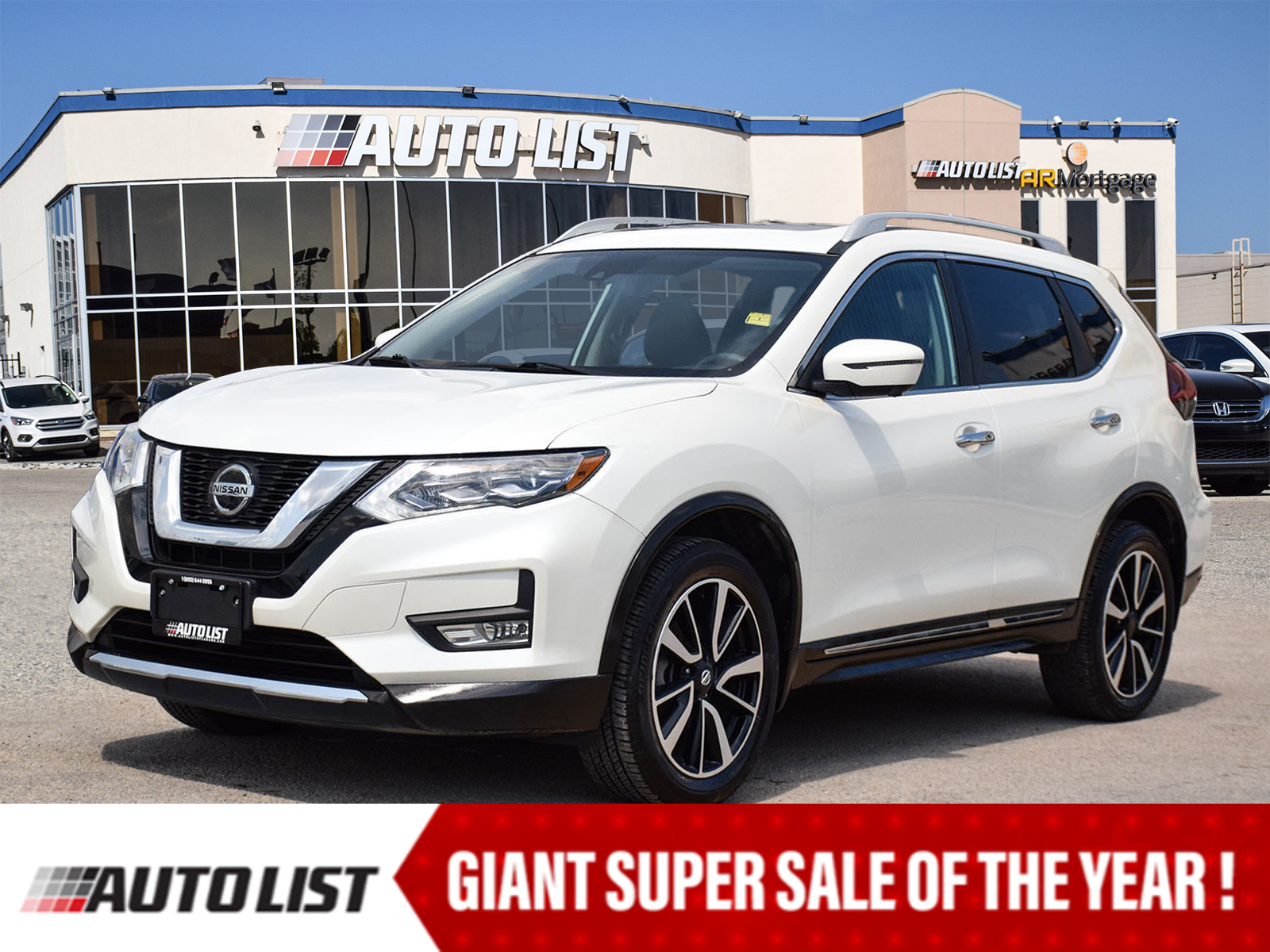2018 Nissan Rogue SL AWD*NAVIGATION*PANOROOF*LEATHER*CHROME ALLOYS*