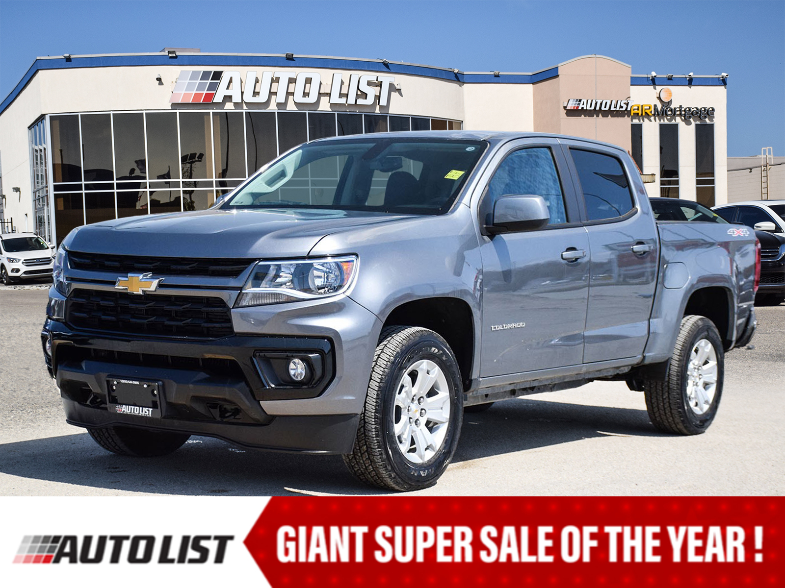 2022 Chevrolet Colorado LT*CREW CAB*4WD*BACKUP CAMERA*P. SEAT*ONLY 4K KMS*
