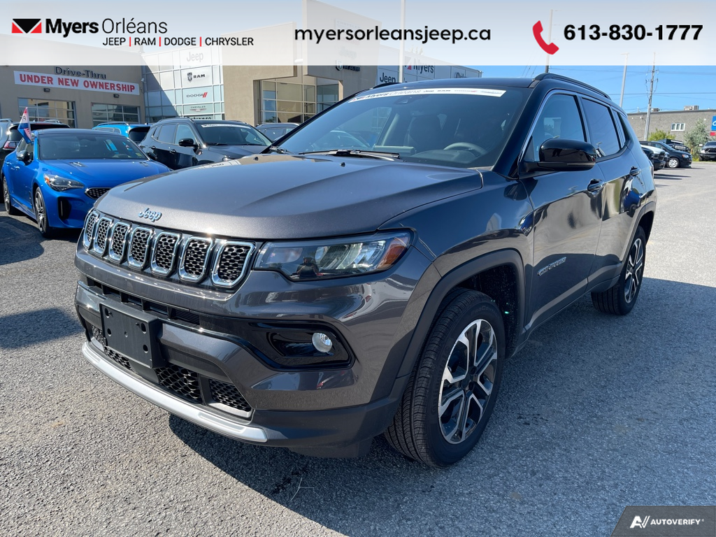 2023 Jeep Compass Limited  - Leather Seats - Sunroof - $131.08 /Wk