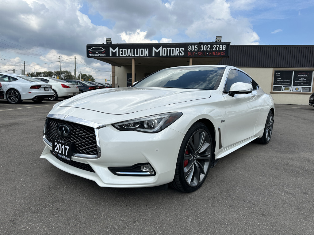 2017 Infiniti Q60 S 3.0t Red Sport 400 2dr Cpe |ACCIDENT FREE|1-OWNE