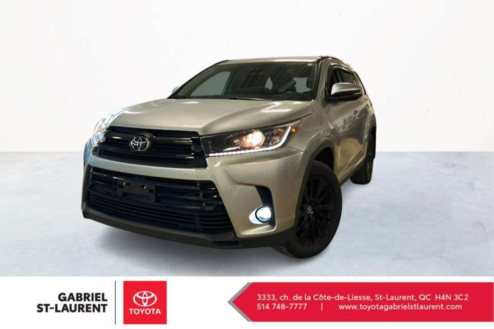 2019 Toyota Highlander SE  AWD V6 + CUIR + MAGS  **NOUVEL ARRIVAGE**    &
