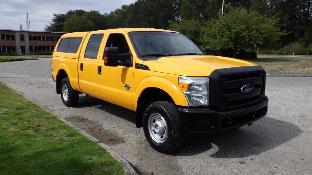 2012 Ford F-250 XL Crew Cab Short Box Diesel 4WD with Canopy