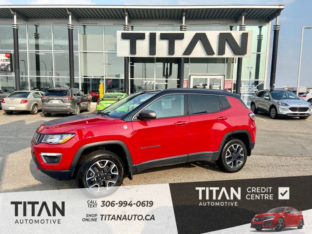2019 Jeep Compass Trailhawk 4x4 | Nav | Pano Roof | Htd Leather | Ht