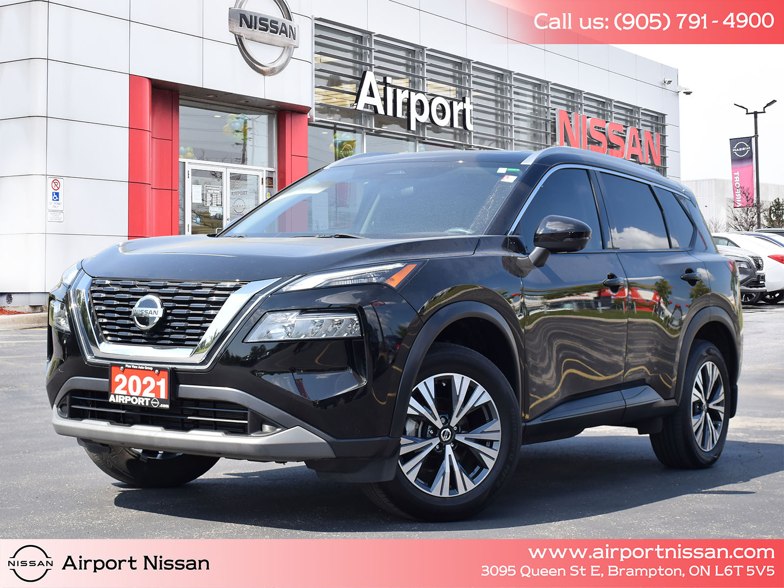 2021 Nissan Rogue AWD SV-SUNROOF-ALLOY RIMS-LOW KMS