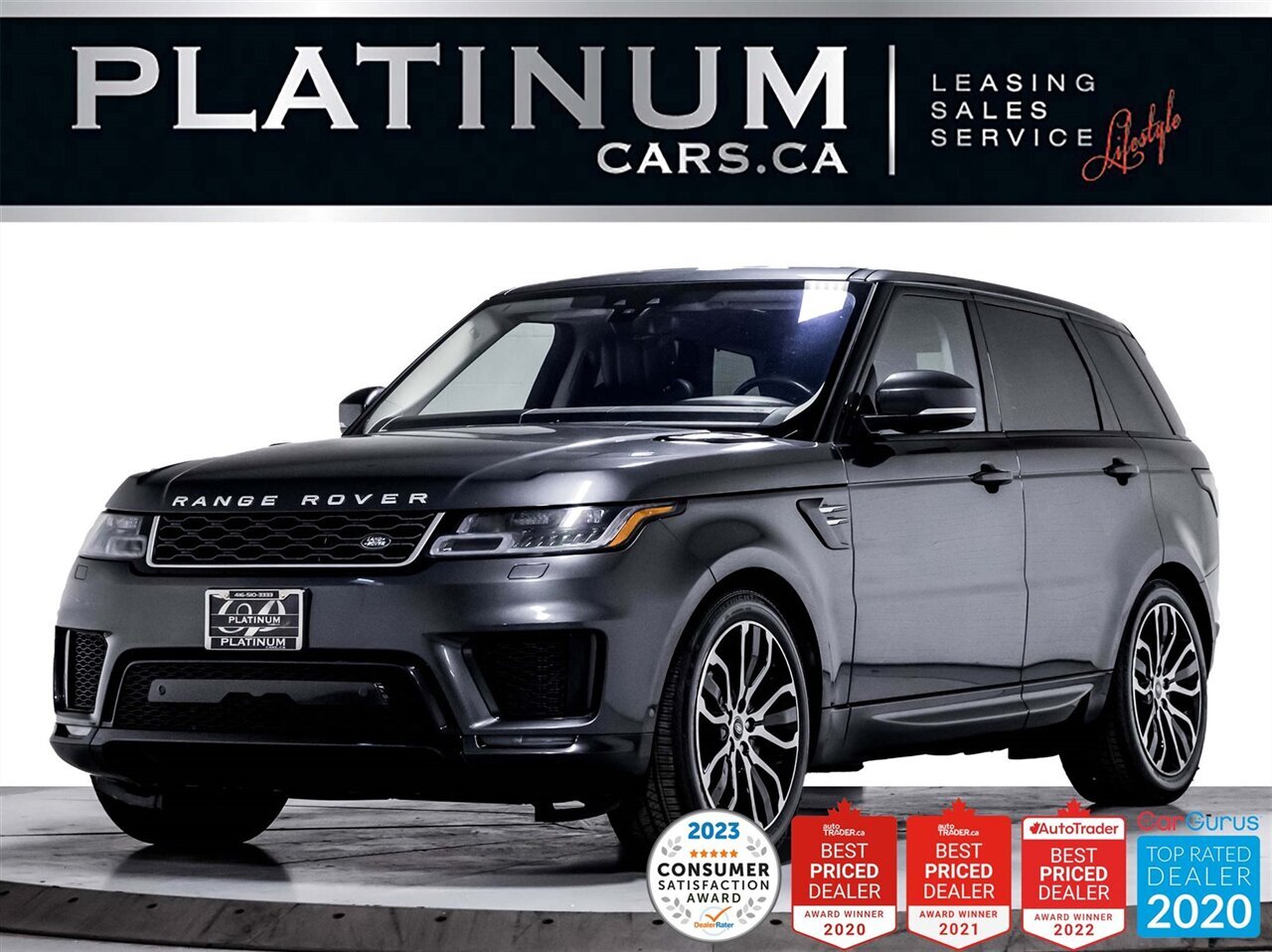 2019 Land Rover Range Rover Sport HSE, V6 SUPERCHARGED, AWD, NAVI, CAM, PANO