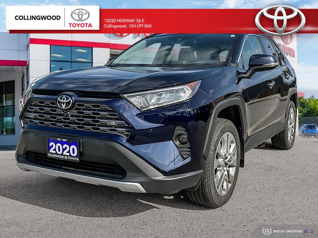 2020 Toyota RAV4 LIMITED AWD LOW KMS ONE OWNER MOONROOF LEATHER