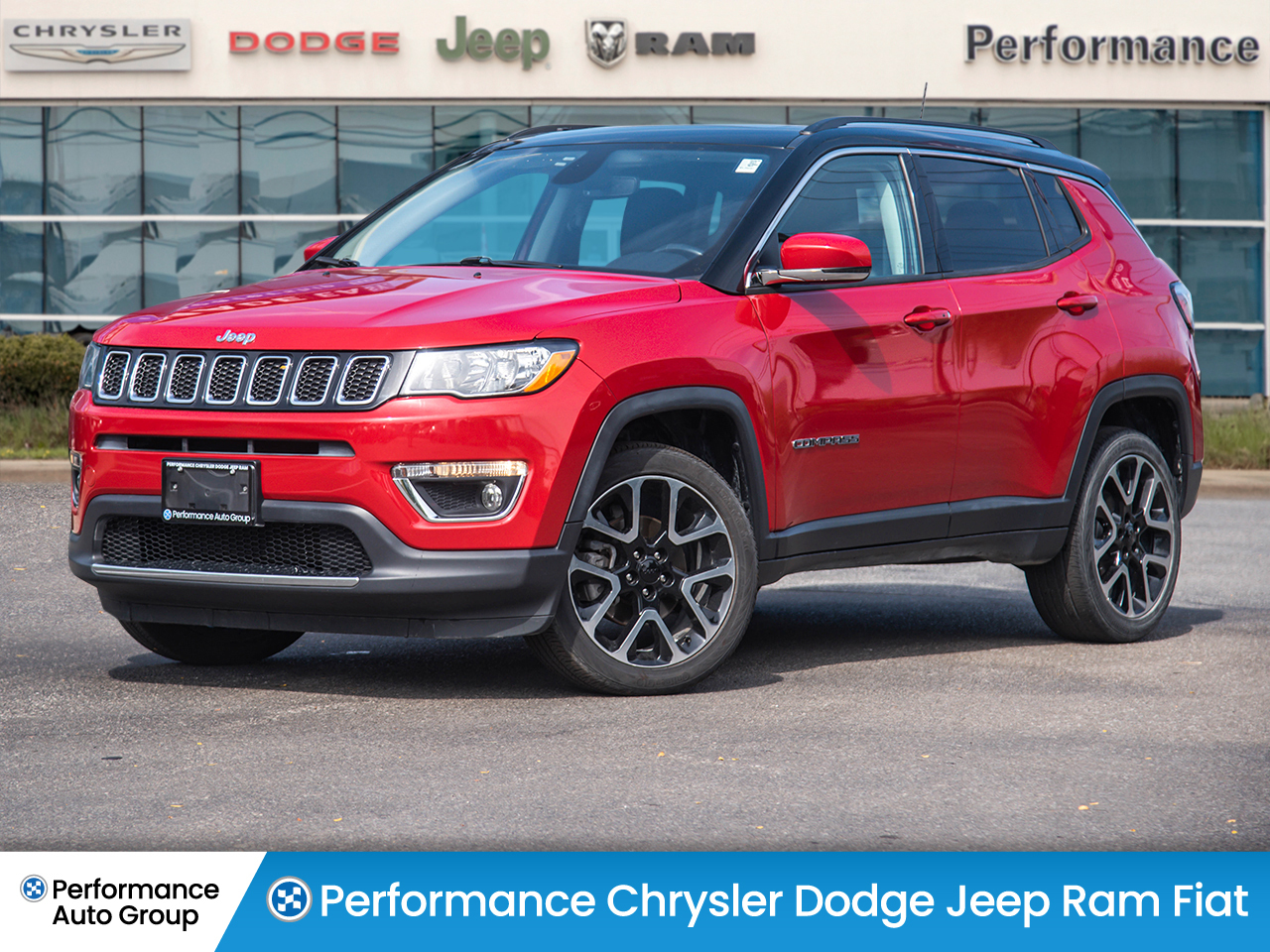 2019 Jeep Compass LIMITED* 2.4L 4X4* LEATHER* PANO ROOF* 8.4 DISPLAY