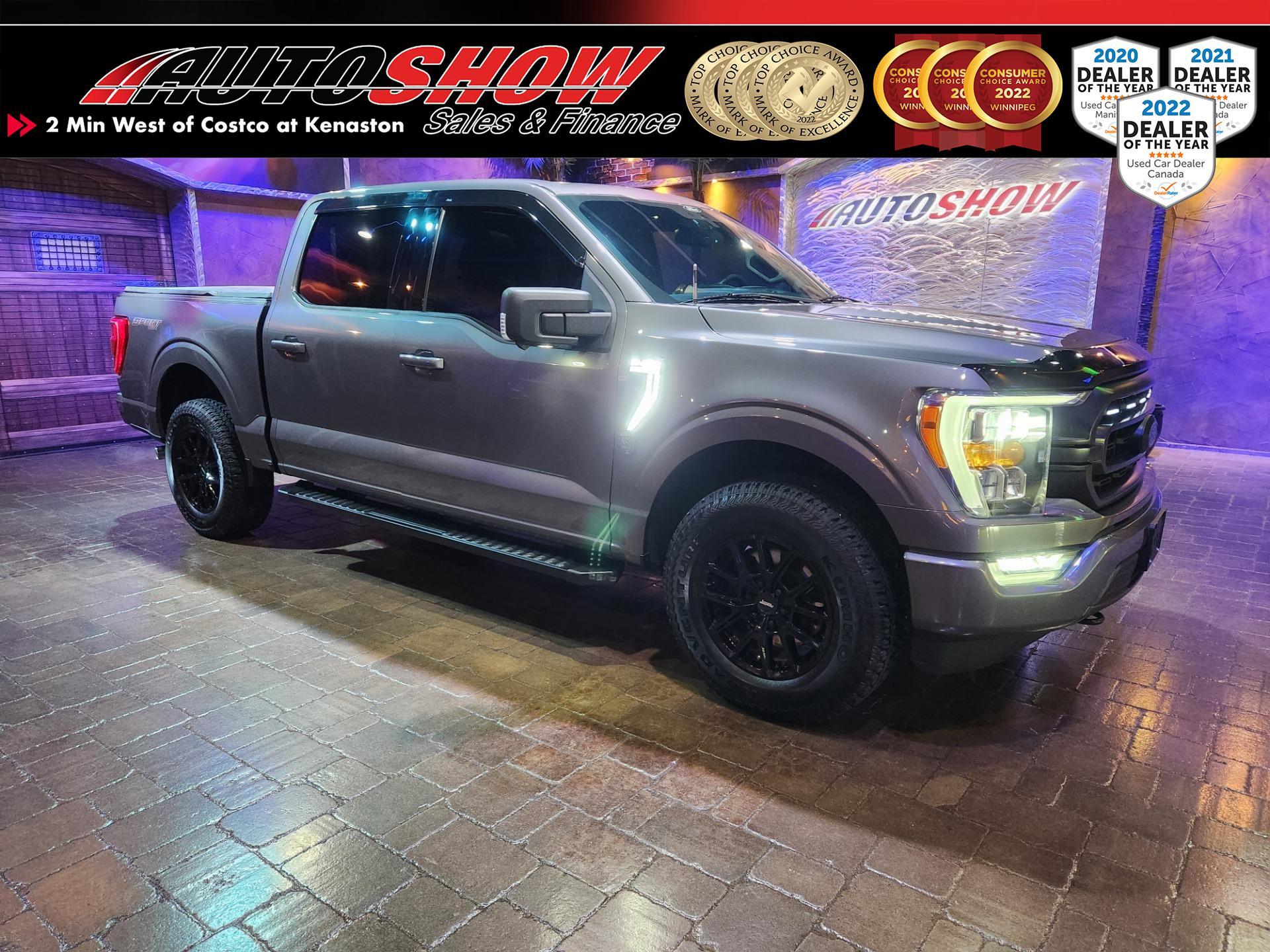 2021 Ford F-150 Sport - EcoBoost, 12-In Screen, Nav, Pano Roof!