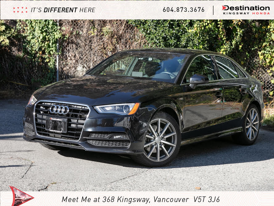 2015 Audi A3 S-LINE/LEATHER/SUNROOF/AWD/LOW KM ! 