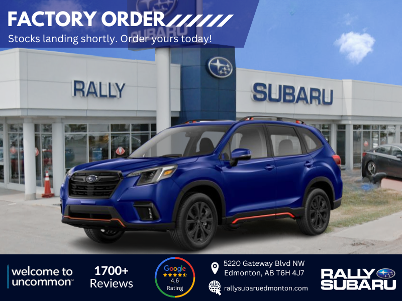 2024 Subaru Forester Sport  - AVAILABLE TO FACTORY ORDER!!