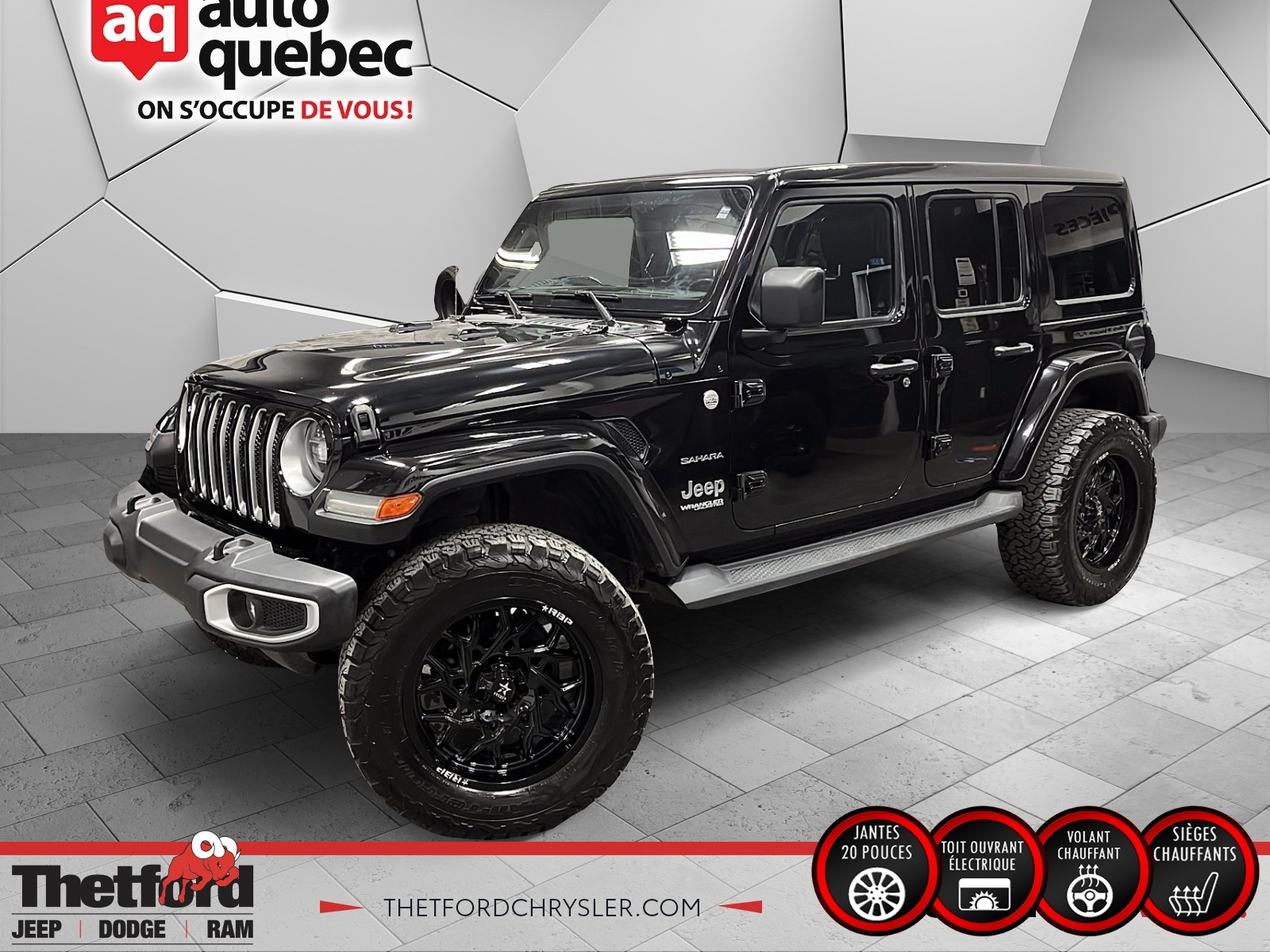 2020 Jeep WRANGLER UNLIMITED TOIT SKY/CUIR/GPS/MAGS/SUPERBE LOOK