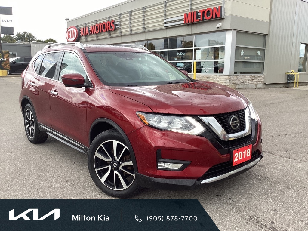 2018 Nissan Rogue SL AWD|LEATHER|S-ROOF|REM START|HEATED SEATS