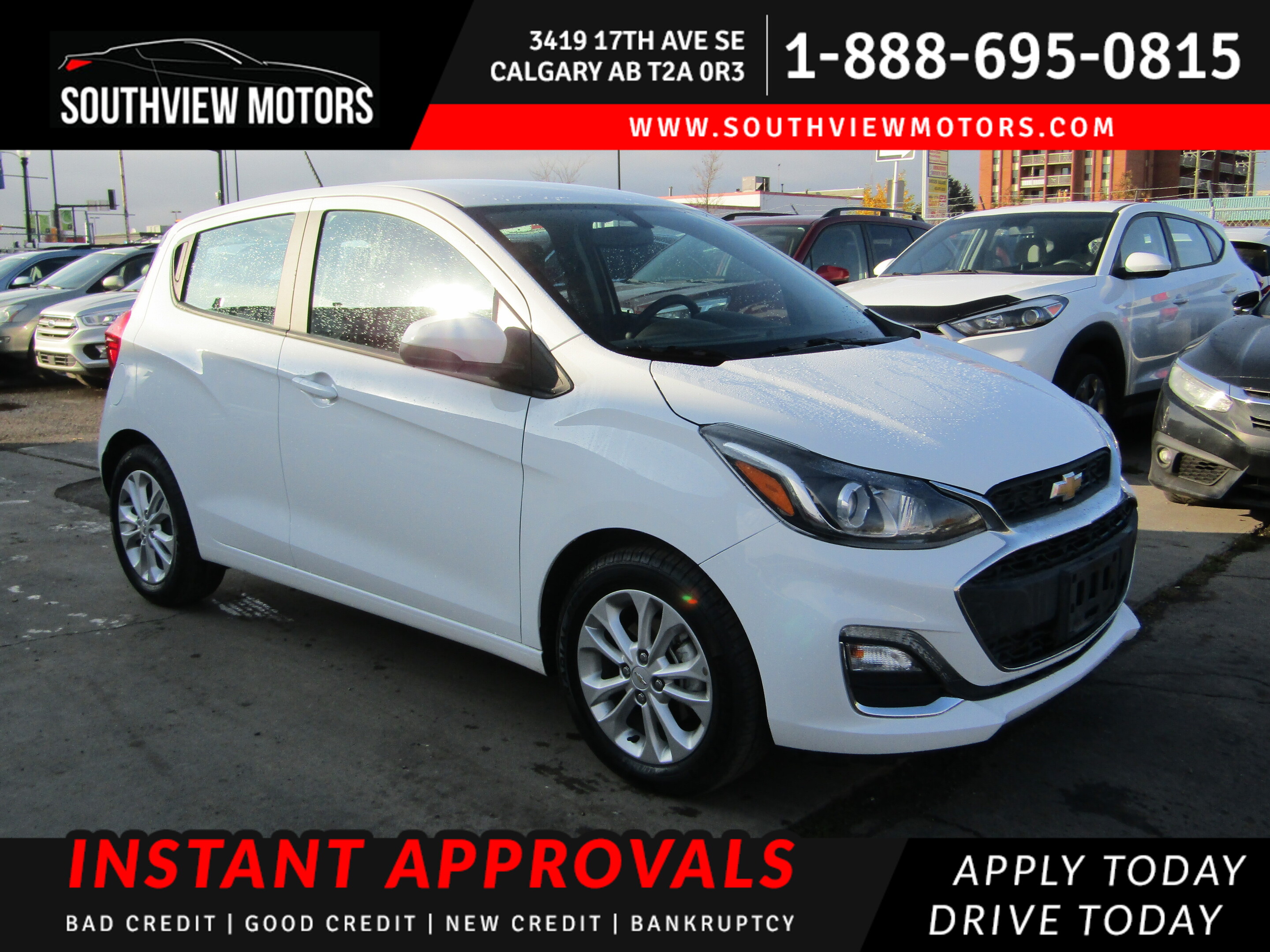 2022 Chevrolet Spark HB 1LT 1.4L B.CAM/APPLE & ANDROID PLAY/LOWKMS!