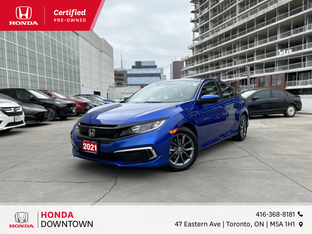 2021 Honda Civic EX 7 Years/160 000 Honda Certified Warranty