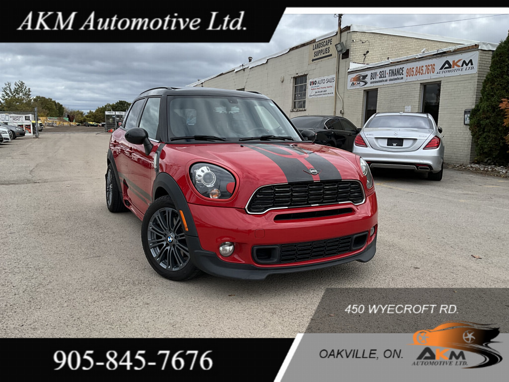 2014 MINI Cooper Countryman S ALL4, Manual, AWD, JCW Ext. Pkg, 4dr, Certified