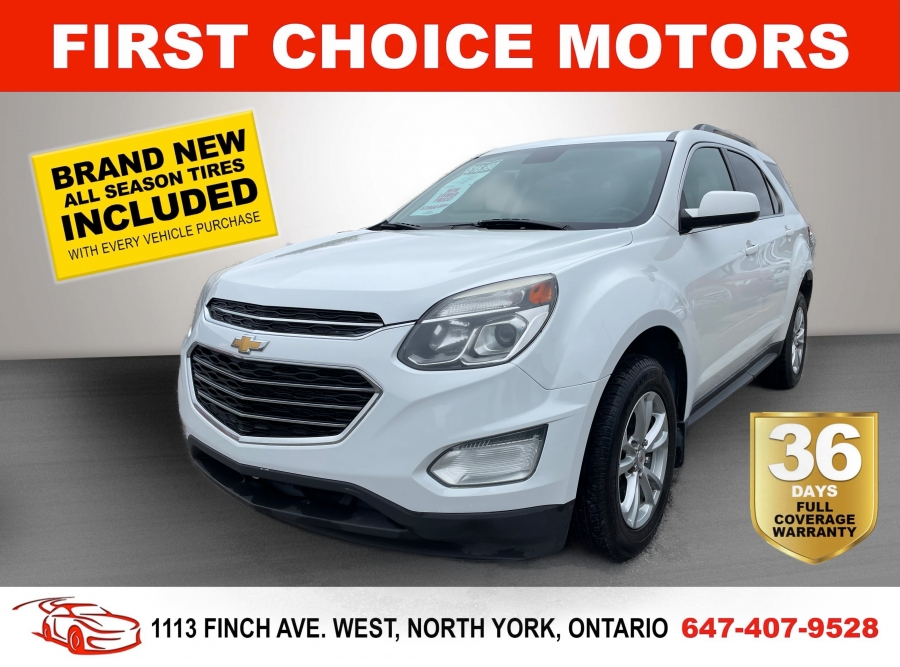 2017 Chevrolet Equinox LT AWD ~AUTOMATIC, FULLY CERTIFIED WITH WARRANTY!!