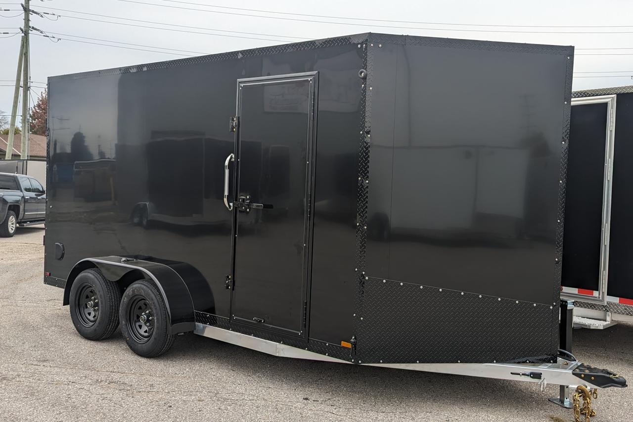 2024 Canadian Trailer Company 7x14 V Nose Cargo Trailer Aluminum Tandem Axle