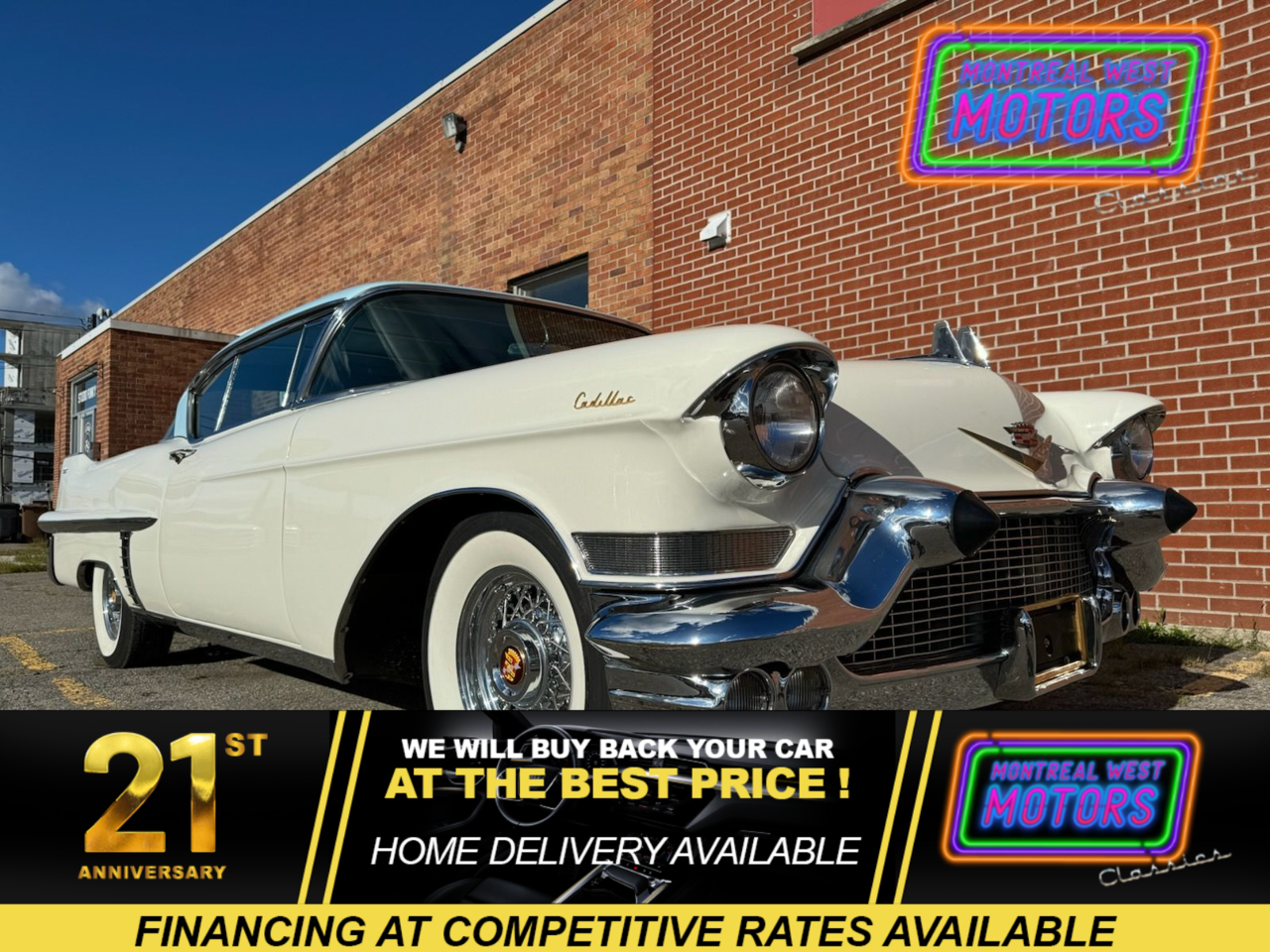 1957 Cadillac DeVille California Car !! LIKE NEW! MINT 45,000 mi. ONLY /