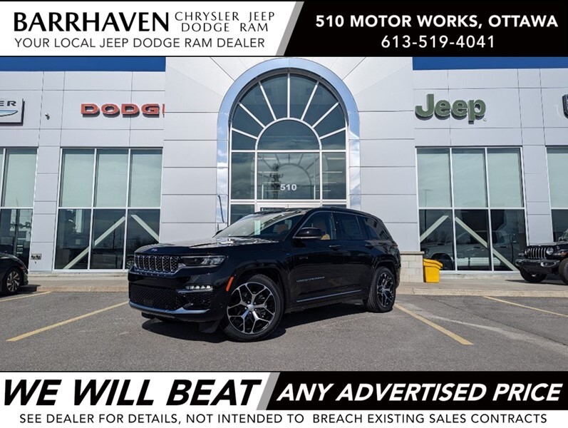 2023 Jeep Grand Cherokee 4xe Summit Reserve 4x4 | Hybrid, Leather, Pano Roof