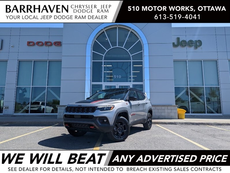 2023 Jeep Compass Trailhawk Elite 4x4 | Leather, Pano Roof