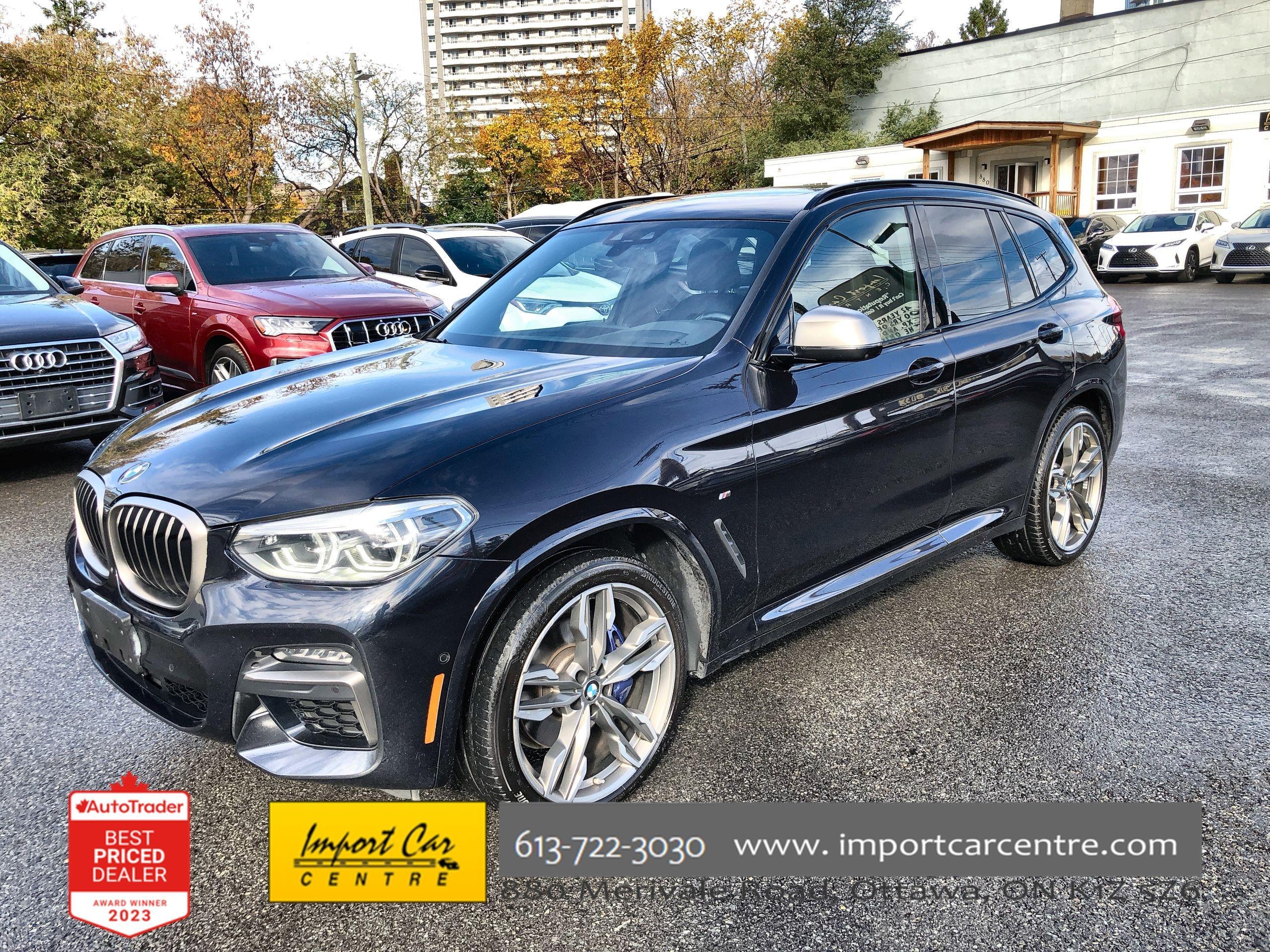 2020 BMW X3 M40i LOADED!!  LEATHER, PANO ROOF, HK, HUD, DR. AS