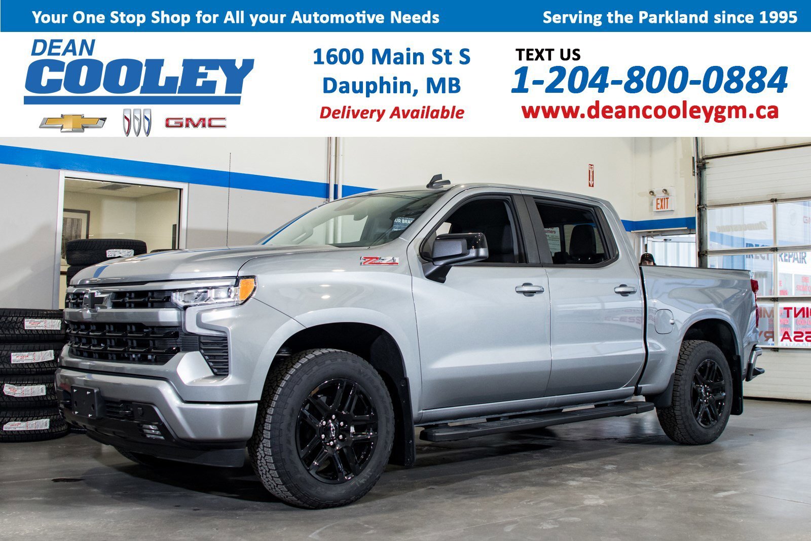 2024 Chevrolet Silverado 1500 Includes Floor Mats, Mud Flaps, and Running Boards