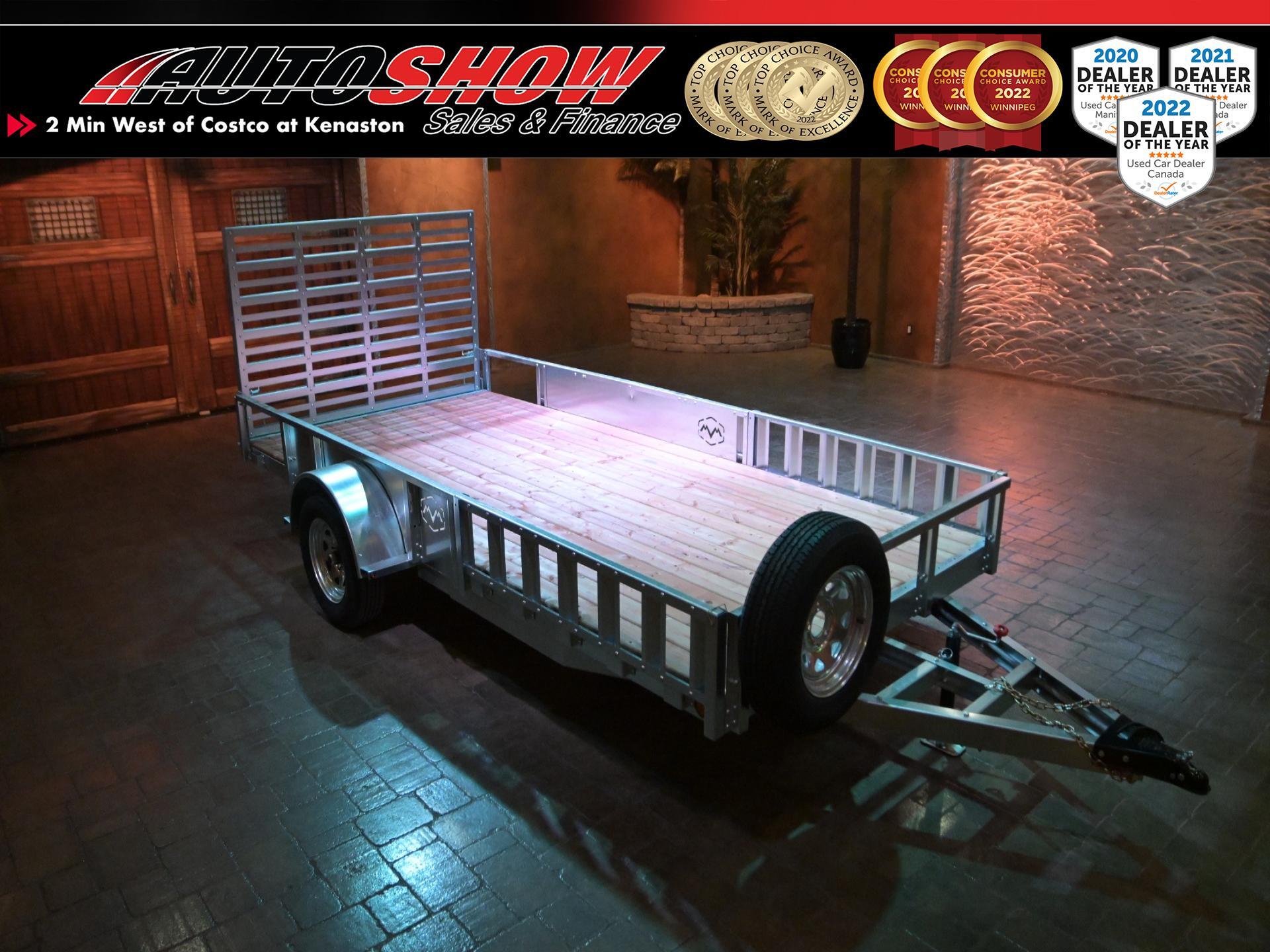 2024 Metal Valley Manufacturing Galvanized Steel Trailer New!  6 X 14 w/ Electrical, 3500 Lb. Axle, Gate & 