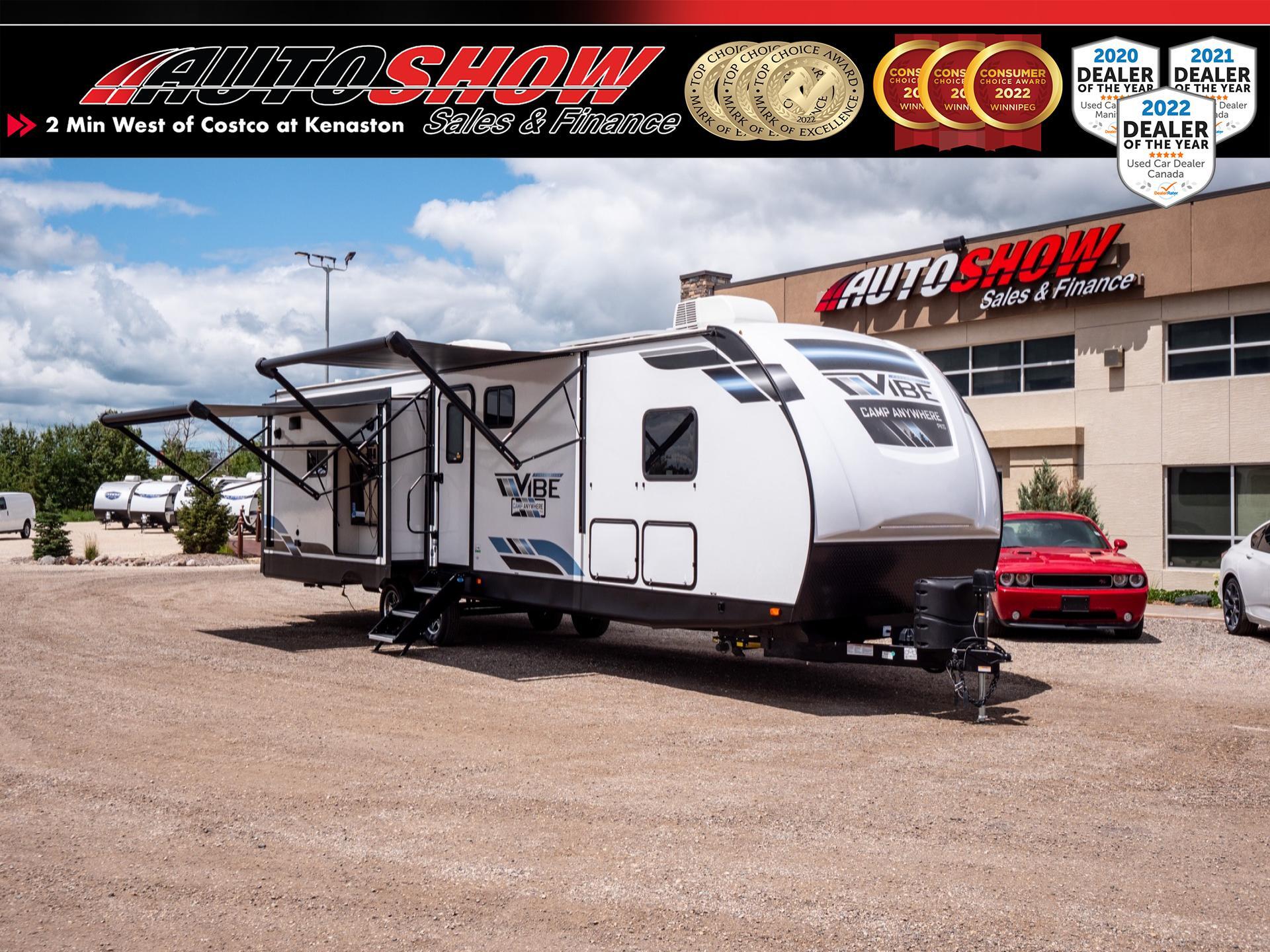 2023 Vibe by Forest River 34XL New for 2023! Triple Slide Luxury COUPLES w/ Offic