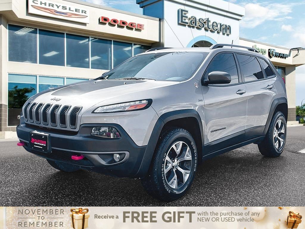 2017 Jeep Cherokee Trailhawk | 1 Owner | Backup Camera | Heated Seats