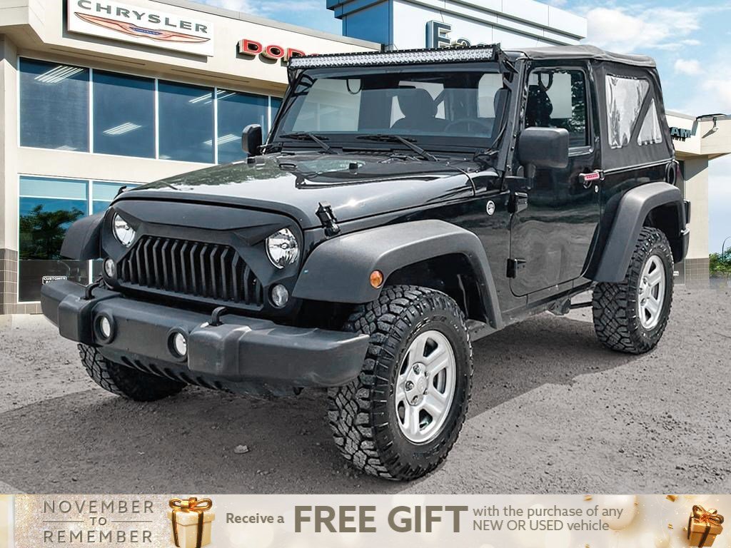 2018 Jeep Wrangler Sport | Removeable Top | 1 Owner |