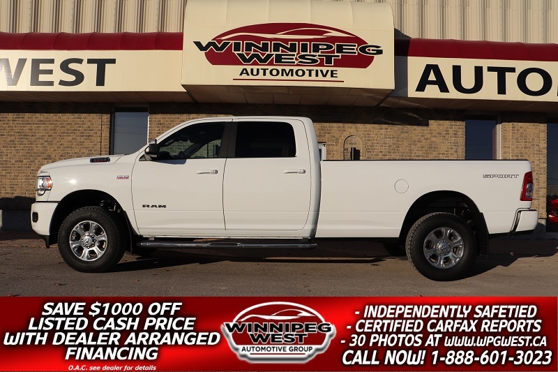 2021 Dodge Ram 3500 BIG HORN SPORT EDITION, LOADED, 8FT BOX, AS NEW!!