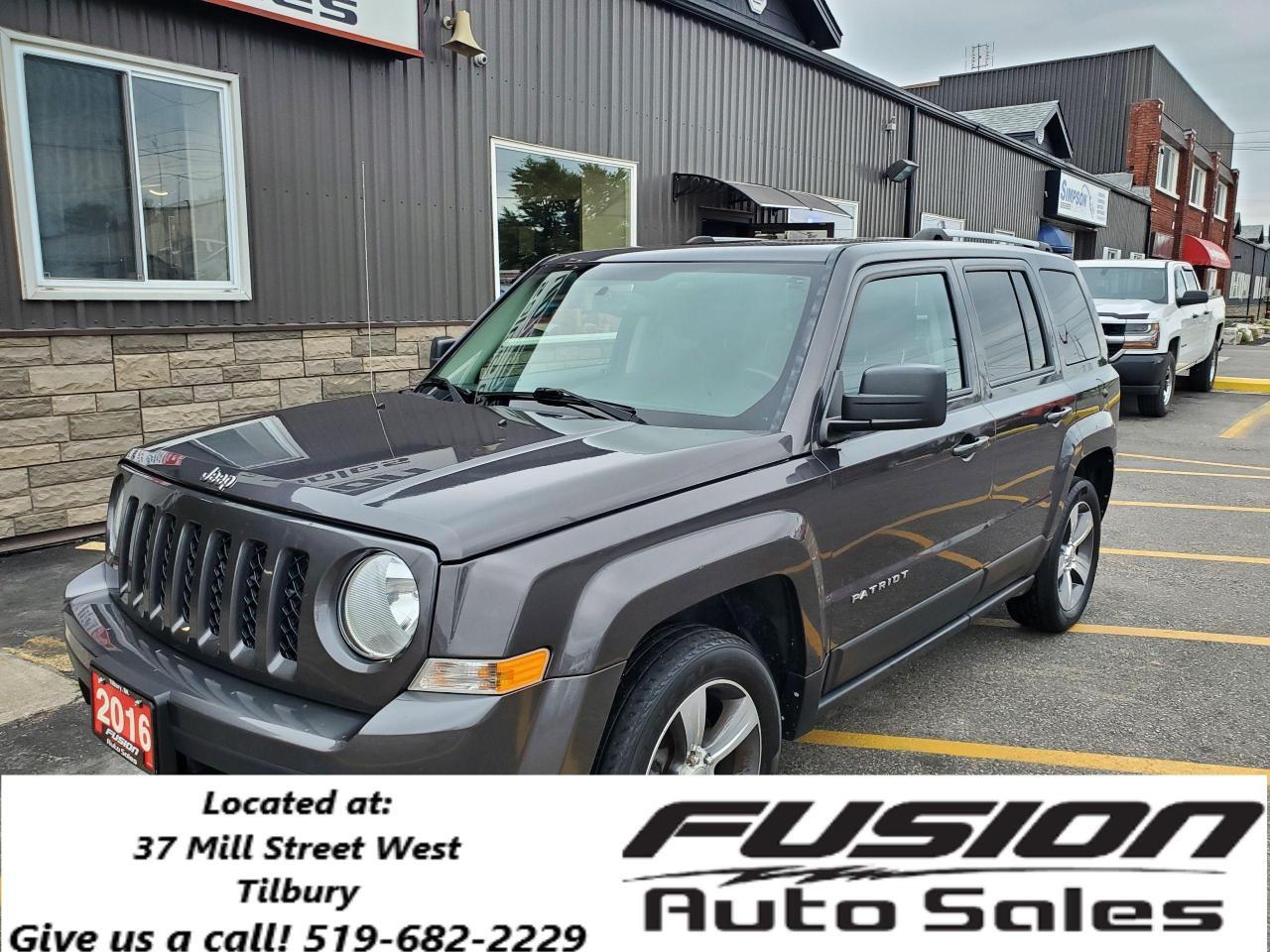 2016 Jeep Patriot High Altitude-NO HST TO A MAX OF $2000 LTD TIME ON