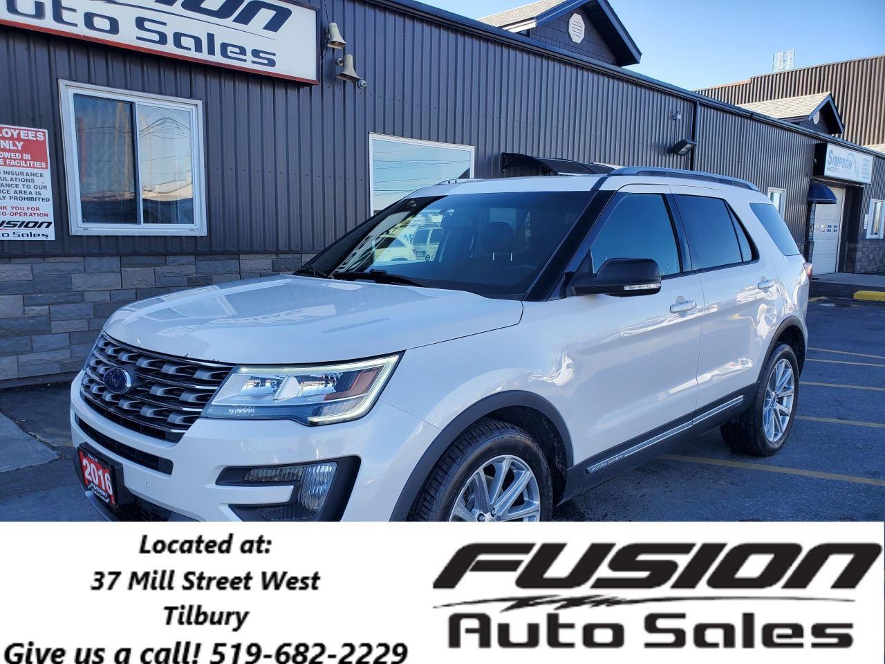 2016 Ford Explorer 4WD XLT-NAV-PAN ROOF-LEATHER-THIRD ROW