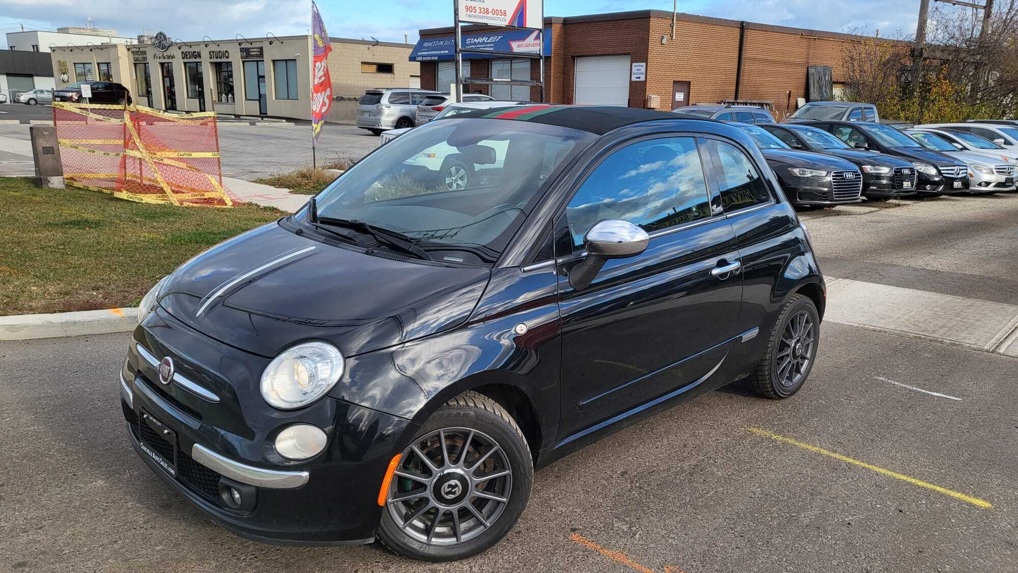 2013 Fiat 500 2dr Conv Lounge GUCCI !  LEATHER ! CERTIFIED