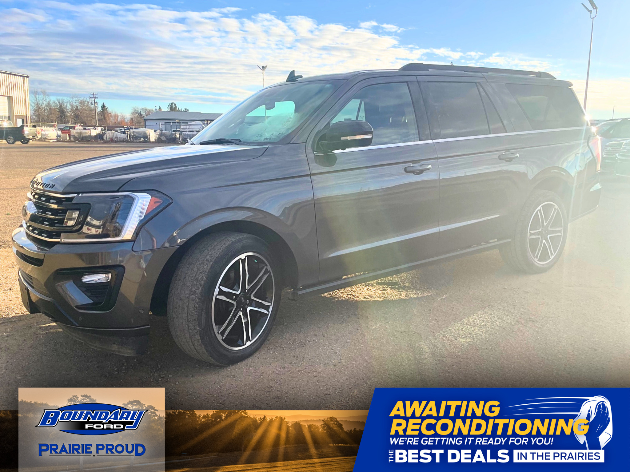 2021 Ford Expedition Limited Max Stealth 303A | Power Boards | 7 Seater