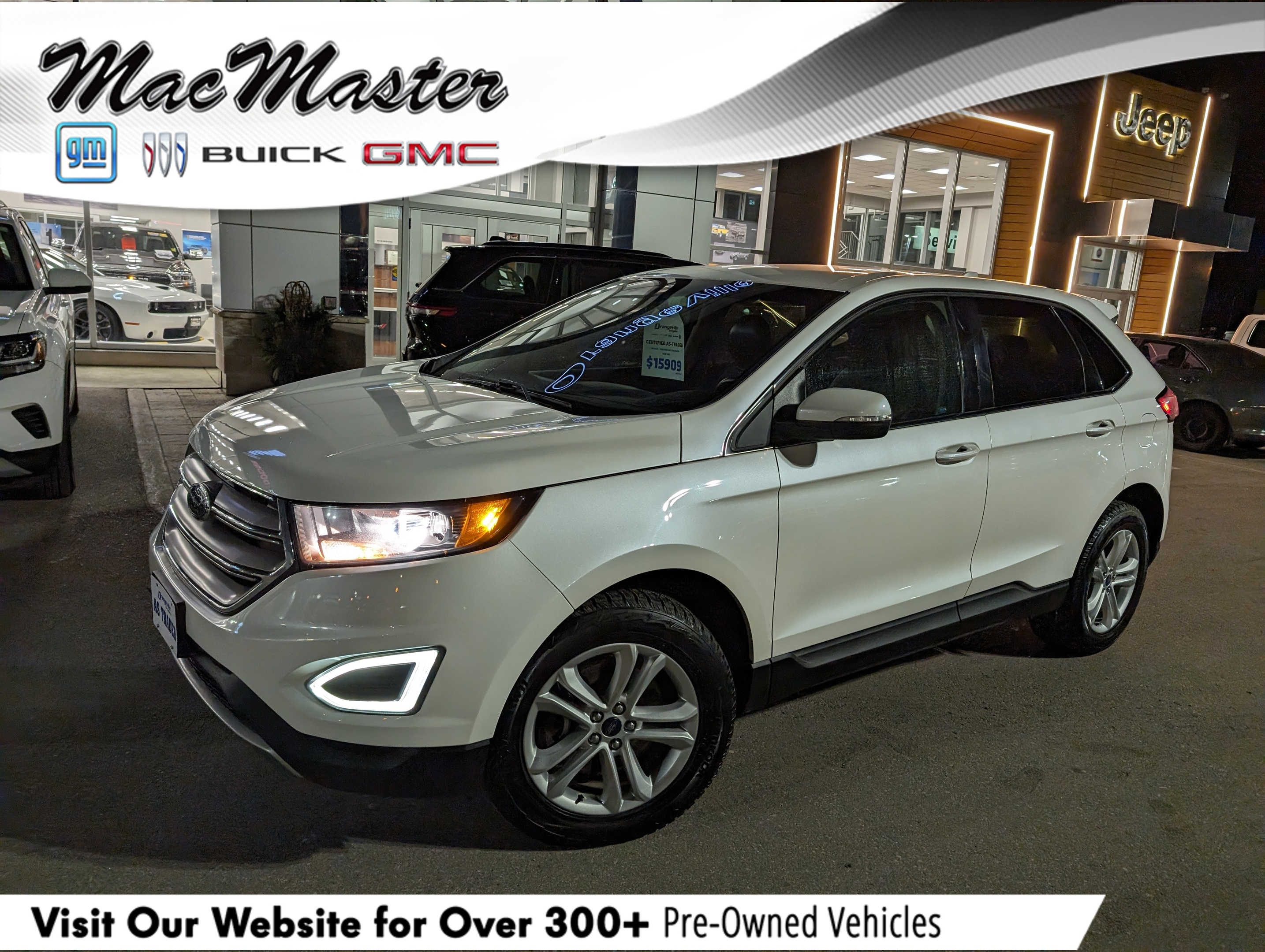 2016 Ford Edge SEL AWD, HEATED LEATHER, REMOTE START, CERTIFIED!