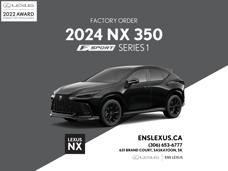 2024 Lexus NX 350 F Sport 1  Pre-Order