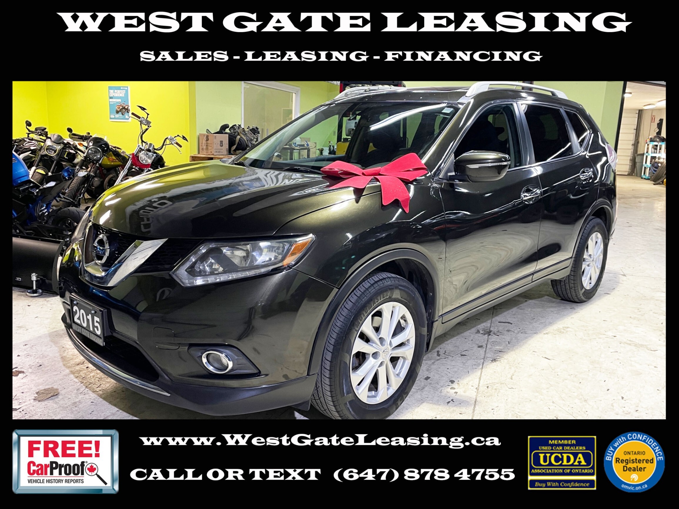 2015 Nissan Rogue SV | PANORAMIC ROOF | HEATED SEATS | REMOTE STARTE