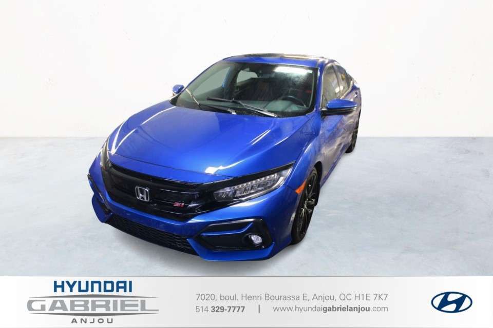 2020 Honda Civic SI UN SEUL PROPRIETAIRE (+/- 45ANS) - JAMAIS ACCID
