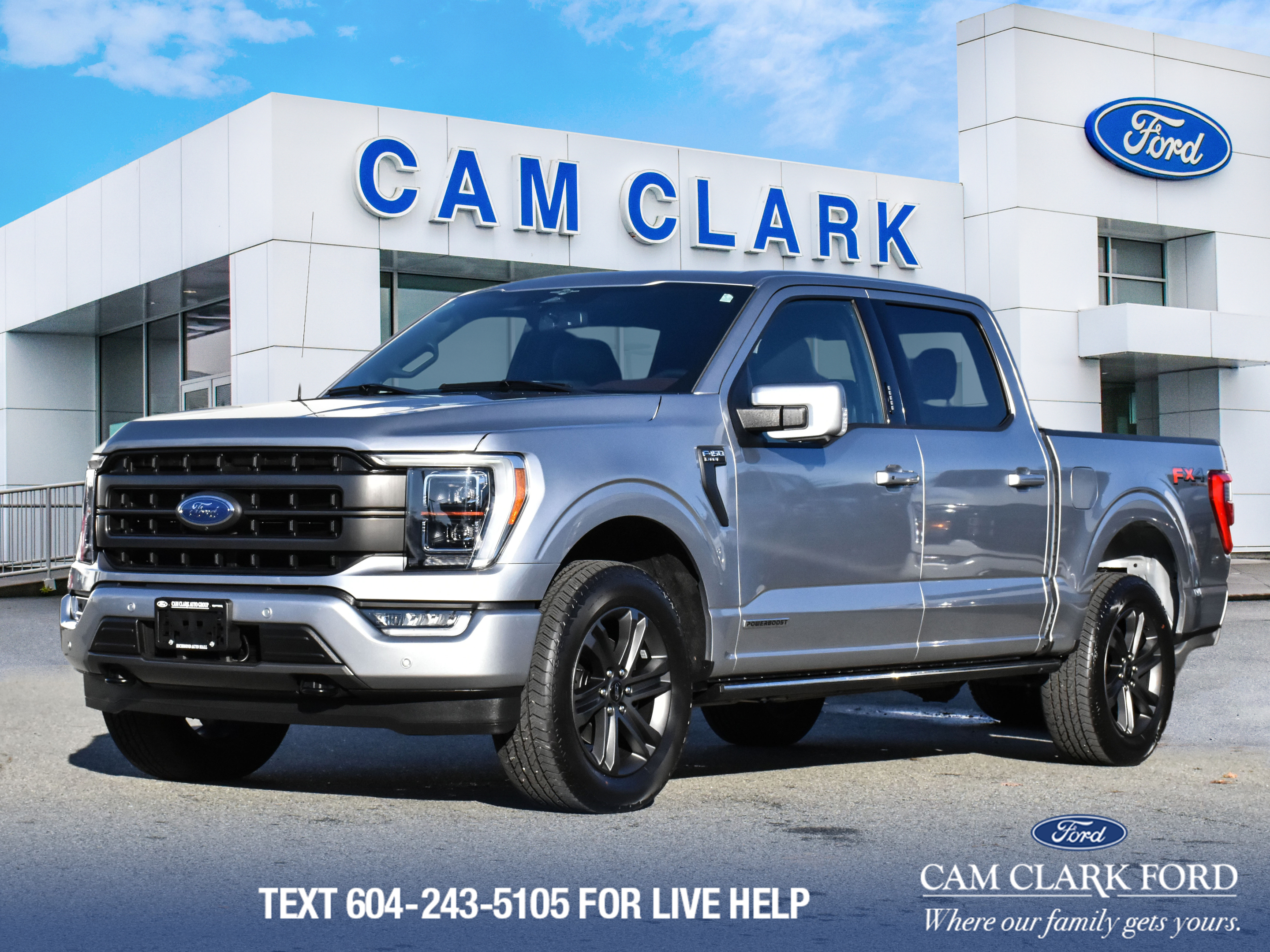 2023 Ford F-150 Lariat 7.2KW Hybrid 4x4 Power Boost - One Owner