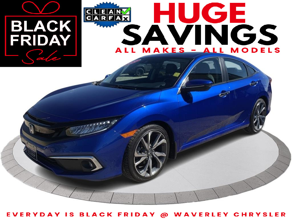2021 Honda Civic Touring CLEAN CARFAX | ONE OWNER | HEATED FRONT & 