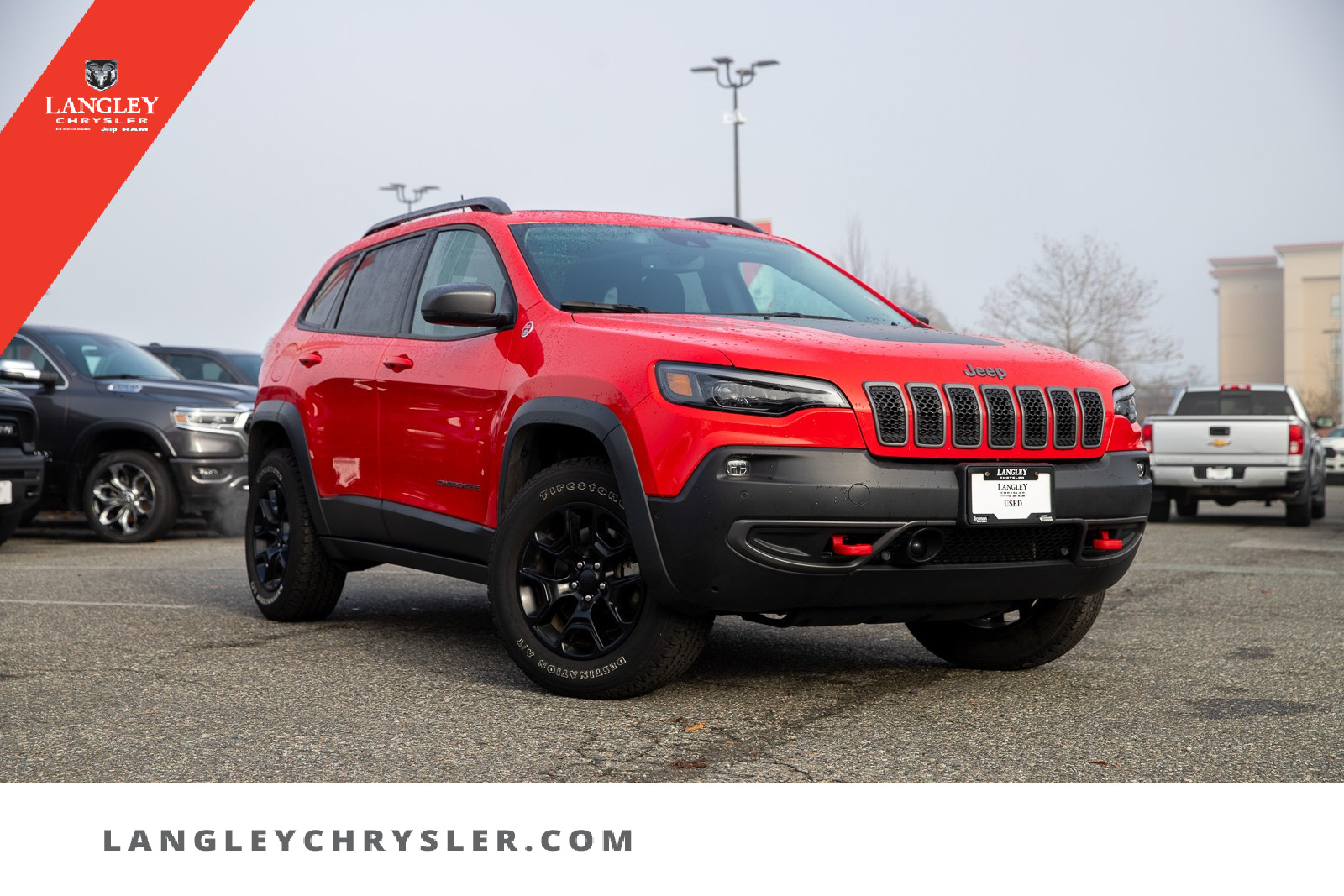 2019 Jeep Cherokee Trailhawk Tow Pkg | Pano-Sunroof | Single Owner