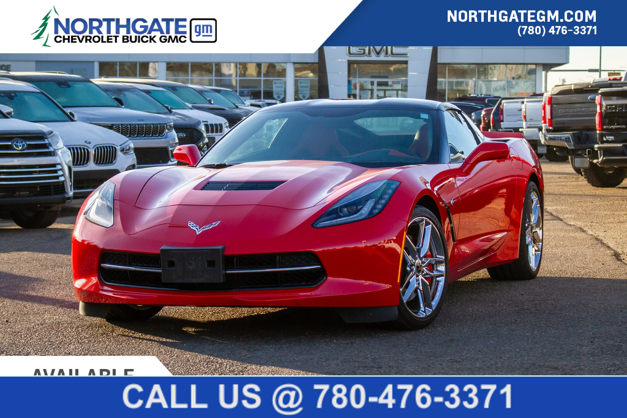 2014 Chevrolet Corvette Stingray Z51 455 HP | 6.2L | RED ON RED | 6-SPEED AUTO | A 