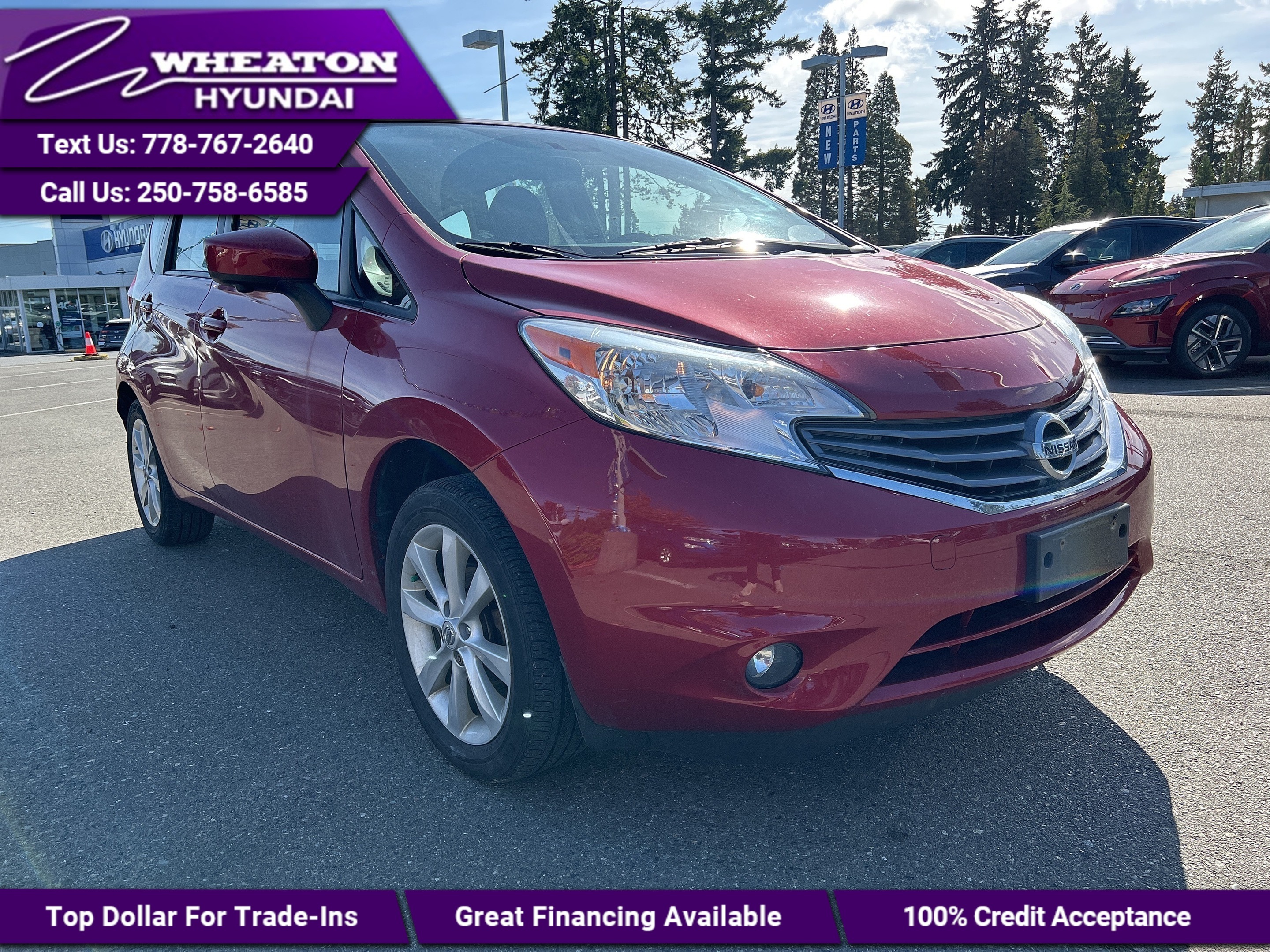 2015 Nissan Versa Note SL, One Owner, BC Car, Trade in, Navigation, 360 C