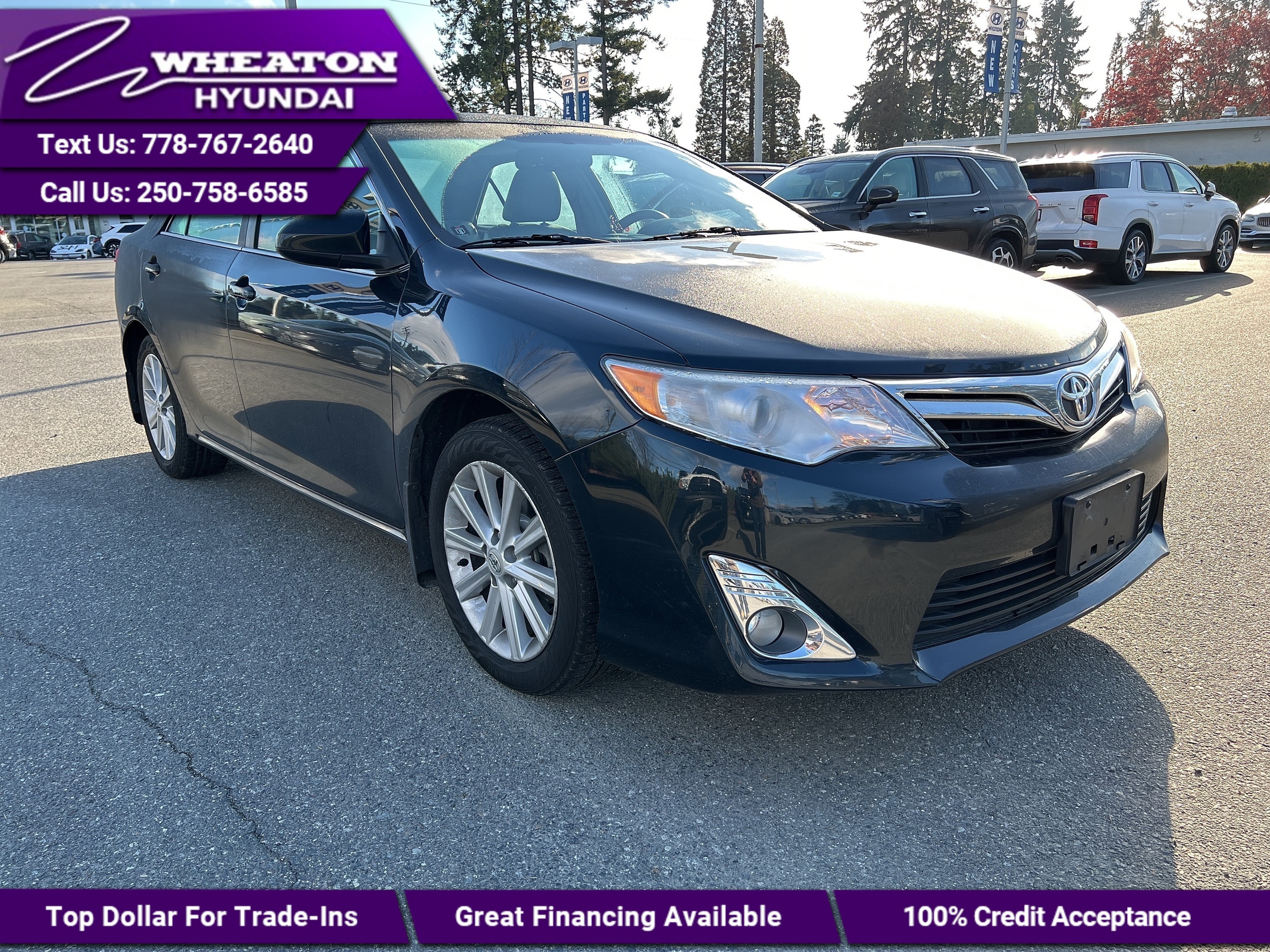 2012 Toyota Camry XLE, BC Car, Trade in, Navigation, Leather, Heated