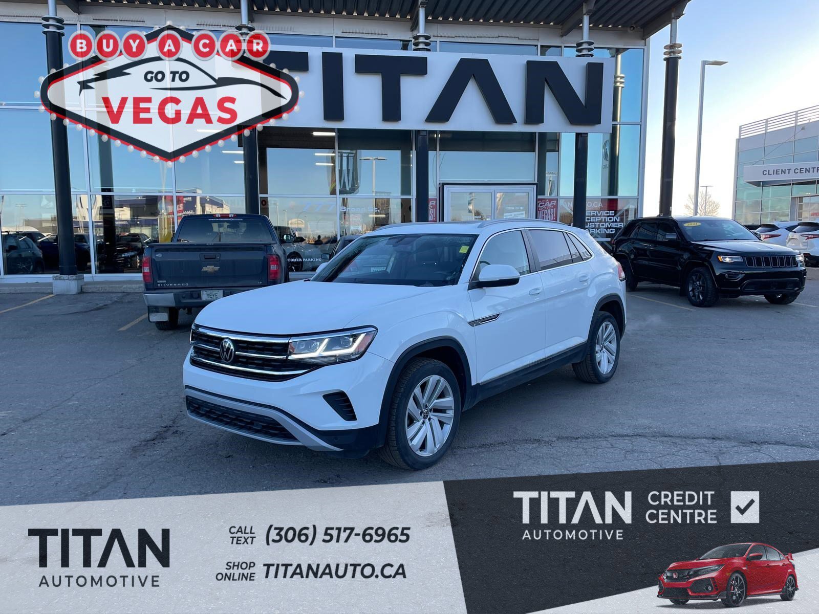 2021 Volkswagen Atlas Cross Sport Highline AWD | Adaptive Cruise | Htd & Cooled Leat