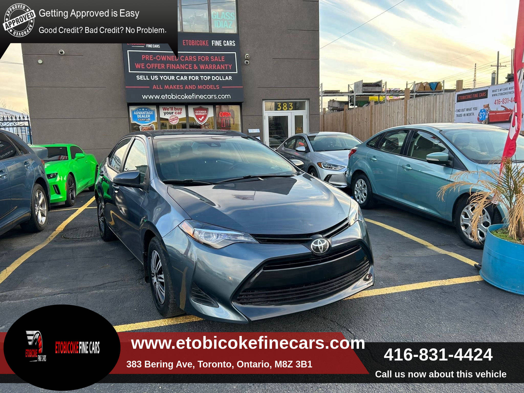 2019 Toyota Corolla AUTOMATIC  FULLY CERTIFIED WITH FREE WARRANTY