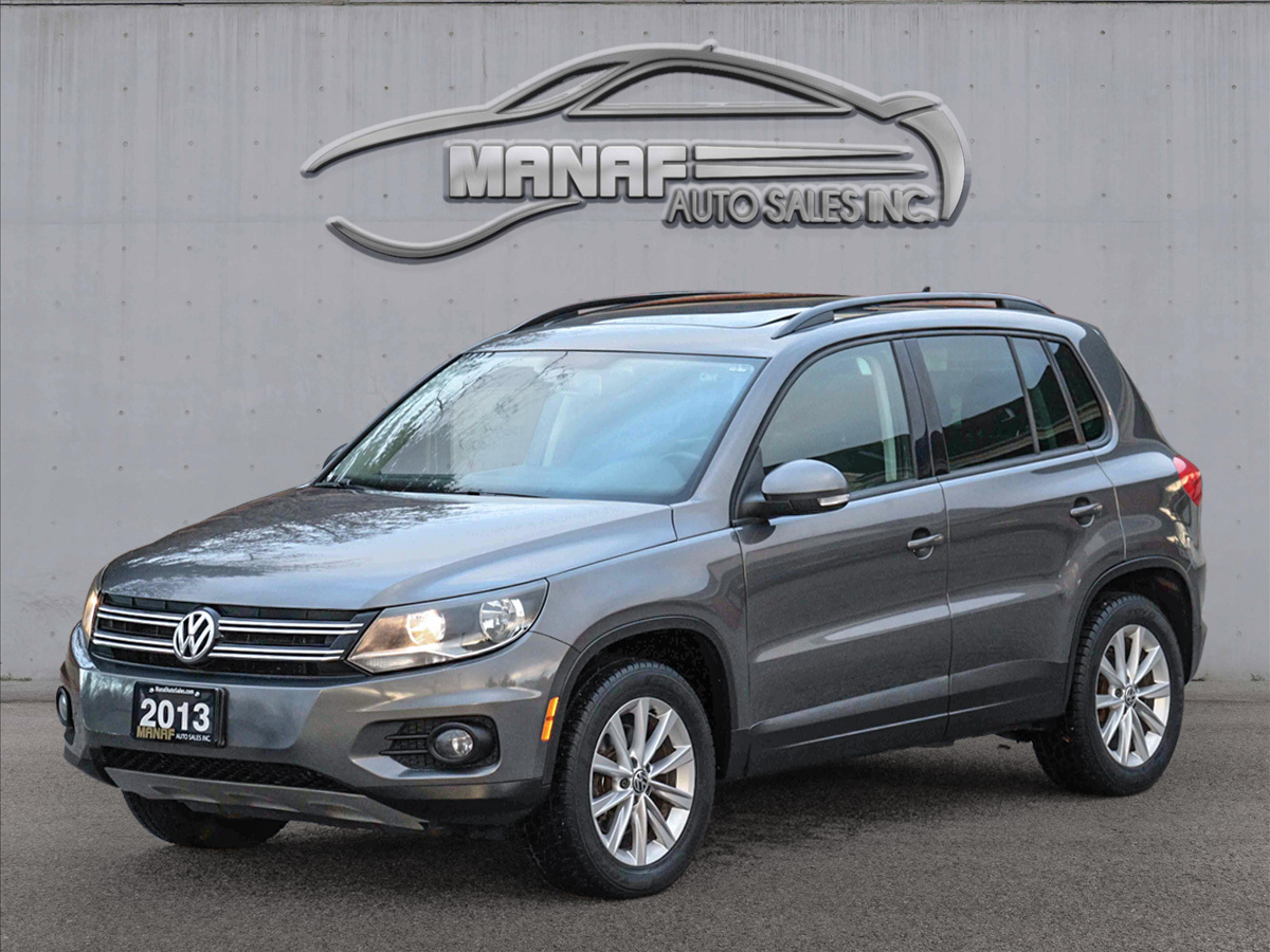 2013 Volkswagen Tiguan Comfortline 2.0L AWD Leather Pano-Roof Heated-seat