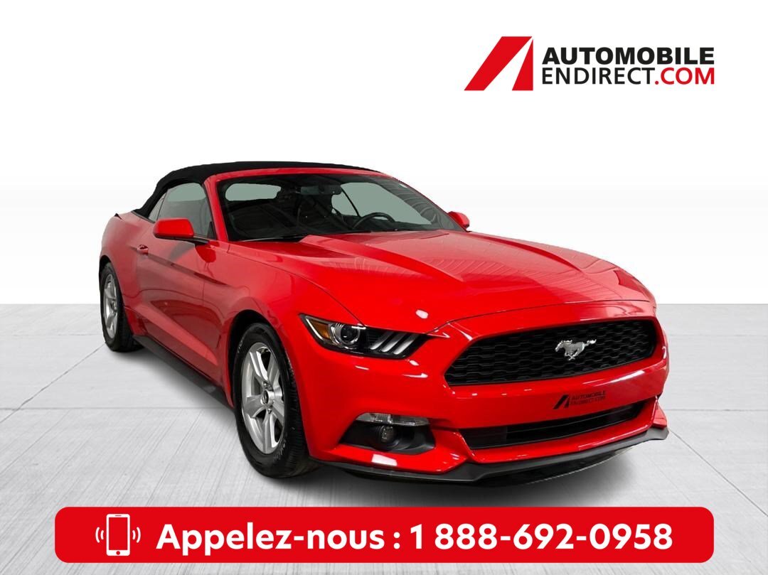 2016 Ford Mustang V6 	CONVERTIBLE MANUELLE MAGS