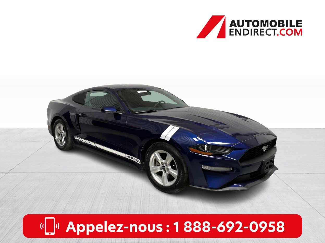 2018 Ford Mustang COUPE ECOBOOST A/C Mags Caméra de recul Bluetooth